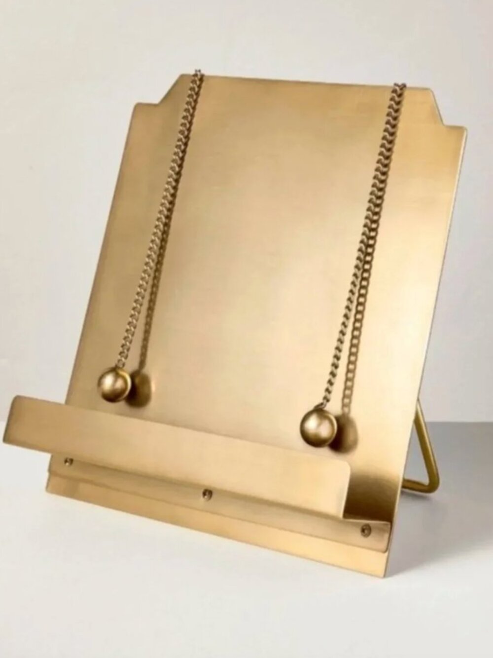 Hearth & Hand™ with Magnolia Brass Cookbook Holder with Weighted Chains 2026